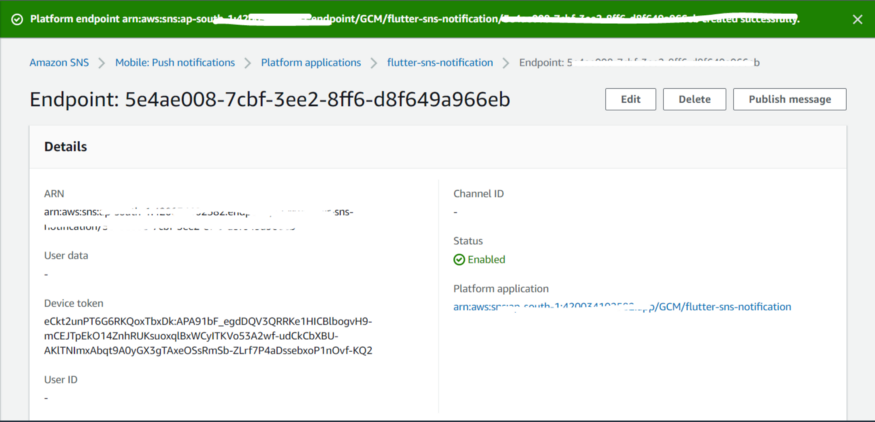 Flutter and AWS SNS Notifications!